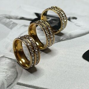 Gold eternity ring